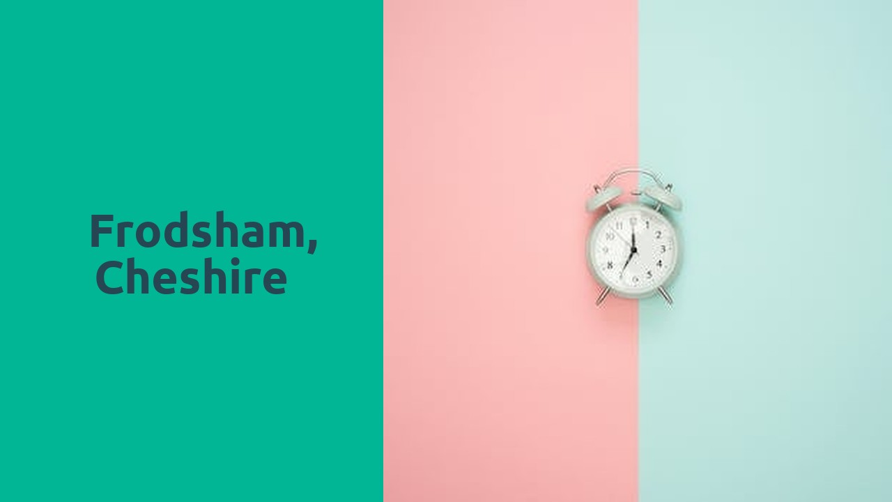 Things to do and places to visit in  Frodsham, Cheshire