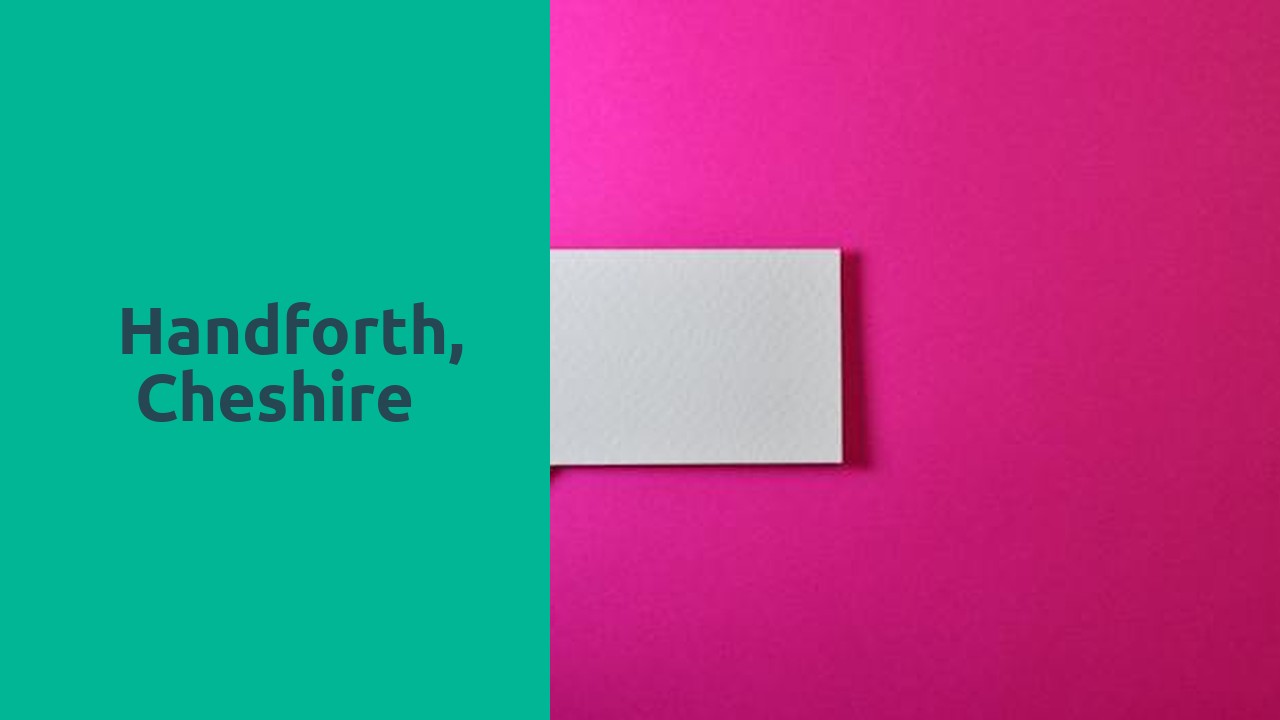Things to do and places to visit in  Handforth, Cheshire
